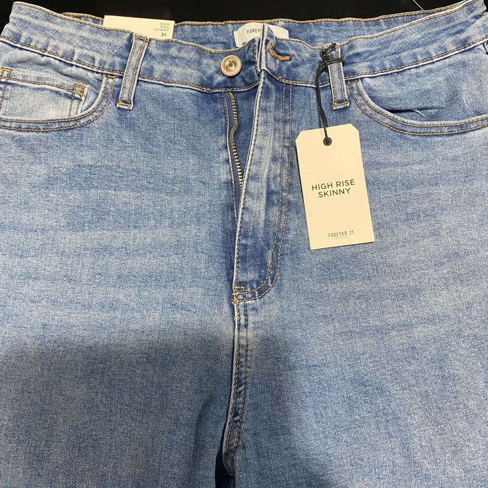 Forever 21 Sz 31in High Rise Skinny NWT